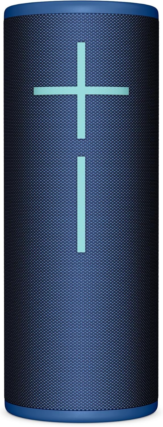 Ultimate Ears MEGABOOM 4 Portable Waterproof Bluetooth Speaker, 360-Degree Sound,