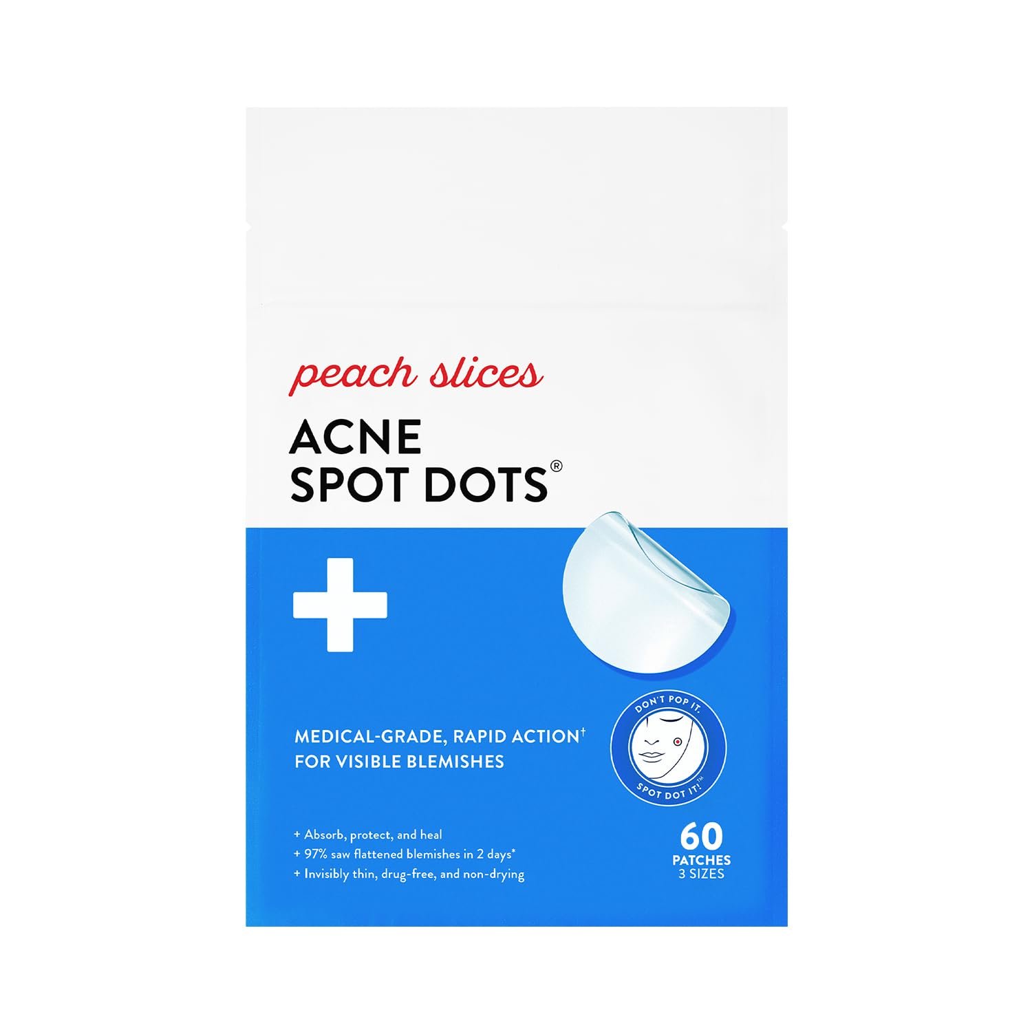 Peach Slices | Acne Spot Dots | Hydrocolloid Acne Patches