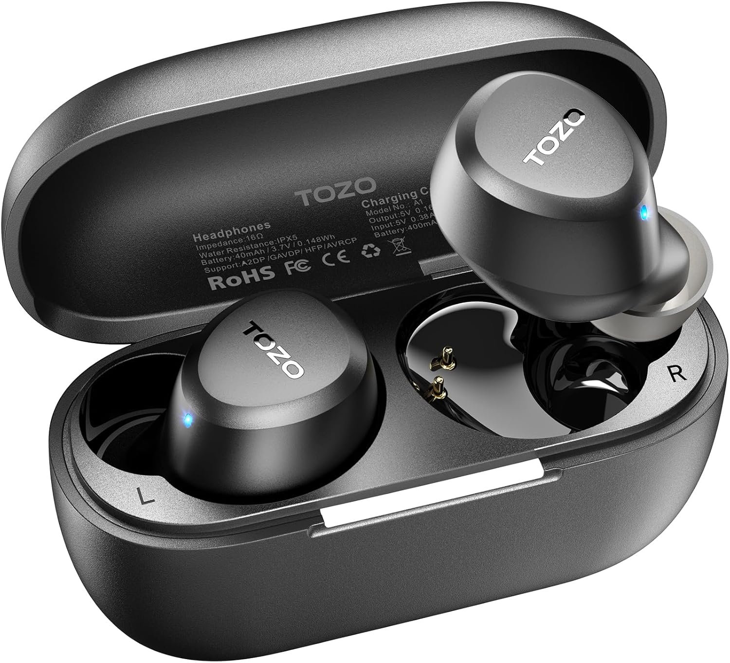 TOZO A1 Wireless Earbuds Bluetooth 5.3 Light Weight in Ear