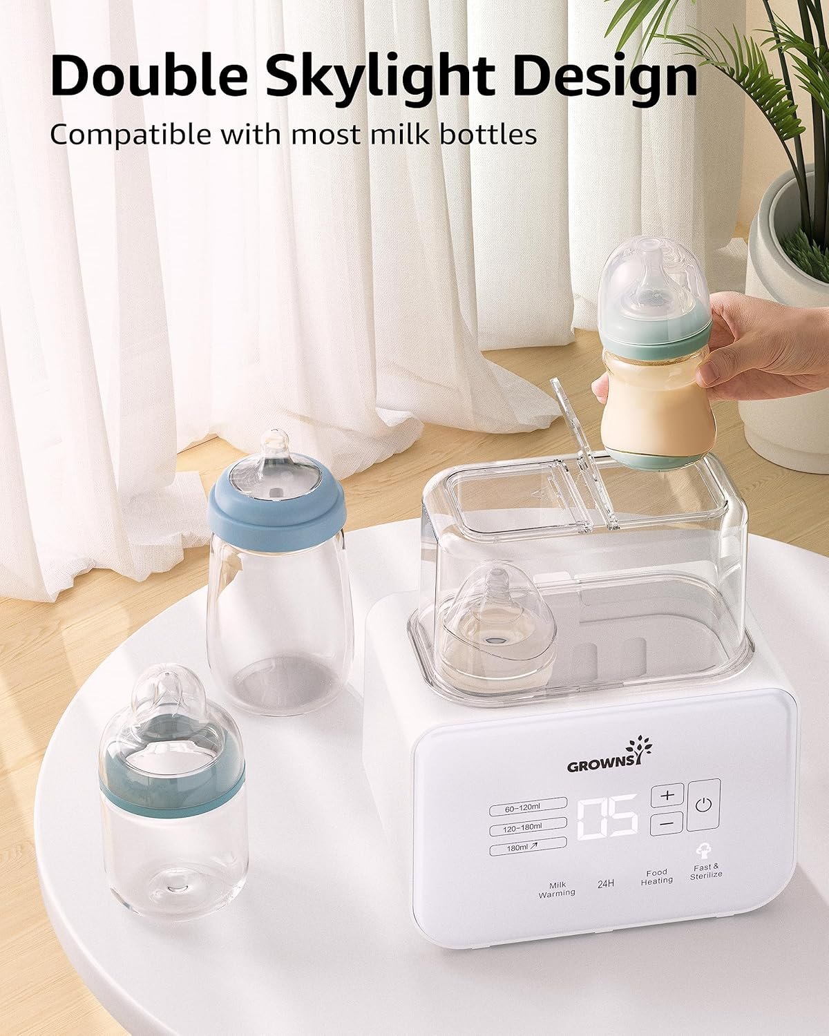 1757025377_Baby-Bottle-Warmer-Grownsy-8-in-1-Fast-Milk-Warmer-with-Timer-Breastmilk-or-Formula-Fits-2-Bottles-Accurate-Temperature-Control-with-Defrost-Sterili-zing-Keep-Heat-Baby-Food-Jars-Function.jpg