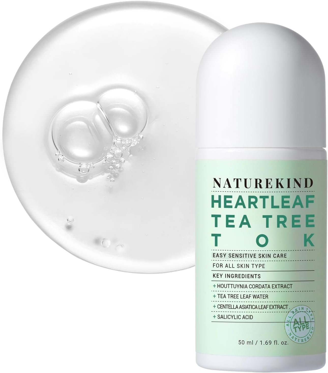 Heartleaf Tea Tree Tok, Acne Treatment, Soothing Toner Serum, Centella