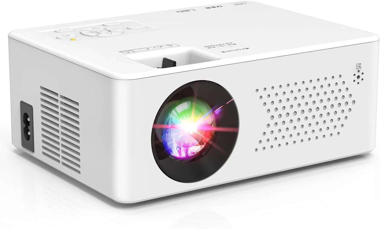 Mini Bluetooth Projector, Full HD 1080P Supported Portable Outdoor Movie