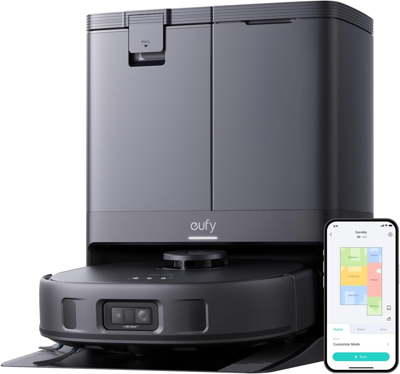 eufy X10 Pro Omni Robot Vacuum and Mop Combo, 8,000