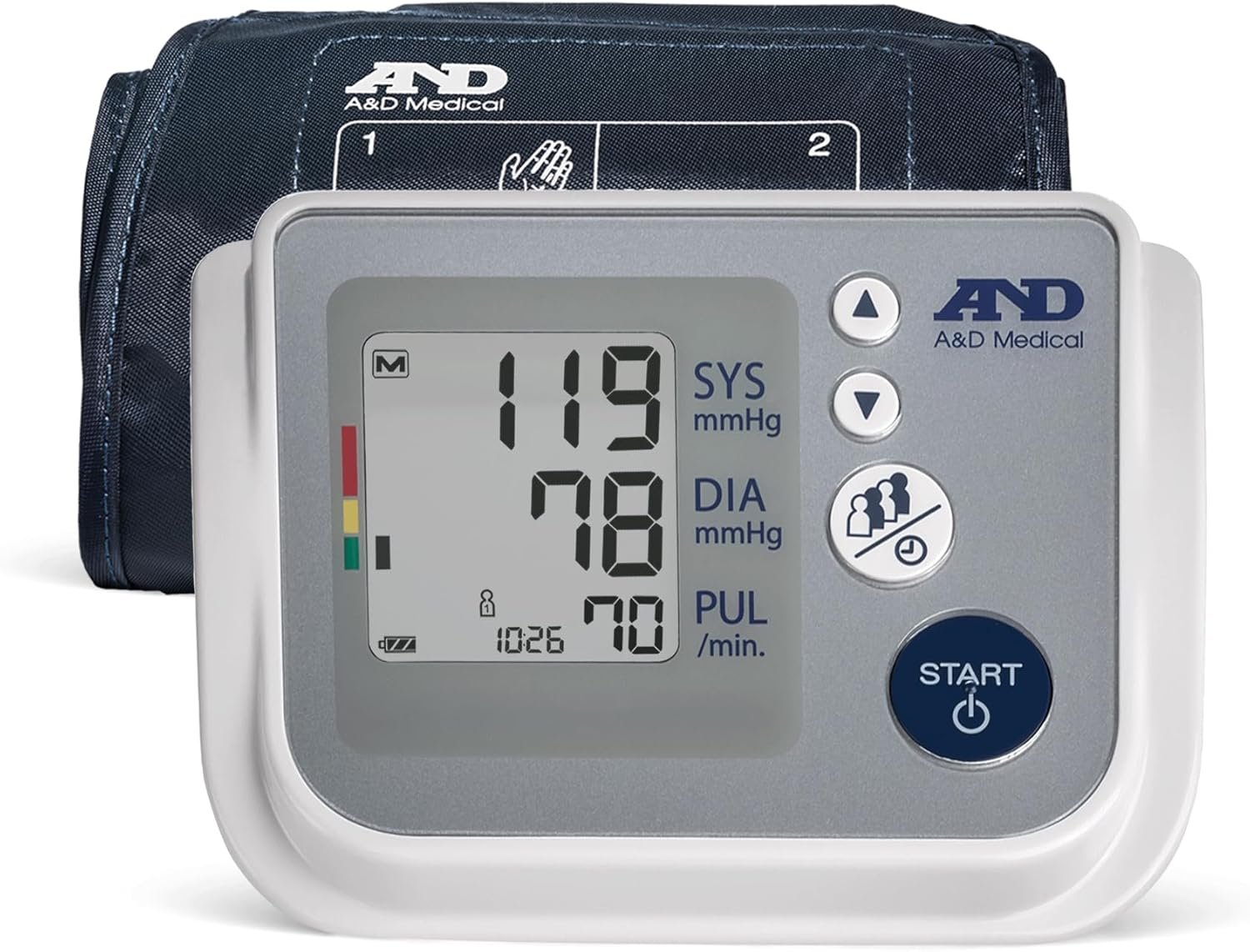 A&D Medical Blood Pressure Monitor for Home Use, UA-767F, Wide-Range