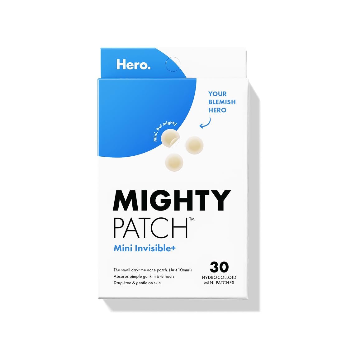 Mighty Patch Mini Invisible+ Patches - X-Small Daytime Hydrocolloid Acne