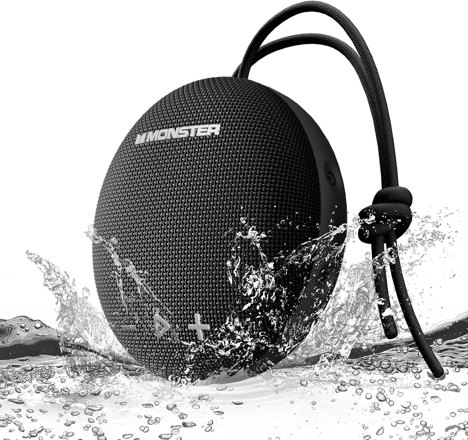 Monster Bluetooth Speaker, IPX8 Shower Speaker Waterproof, Bluetooth 5.4 with
