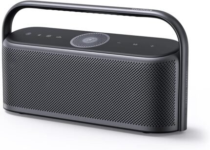 Soundcore Motion X600 Portable Bluetooth Speaker, Hi-Res Spatial Audio with Wireless 50W Sound, IPX7 Waterproof, Pro EQ, AUX-in, Portable Speaker for Home, Office, Backyard and Bathroom Use