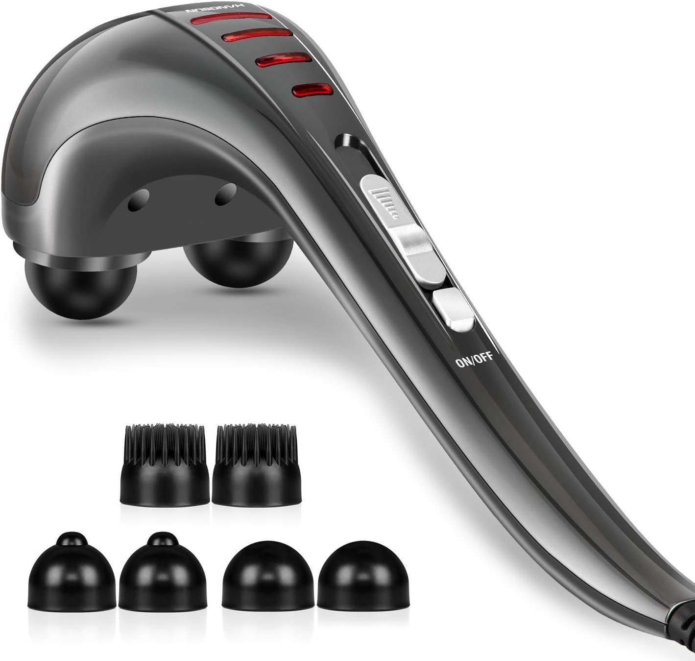 HANGSUN Handheld Neck Back Massager for Pain Relief Deep Tissue,