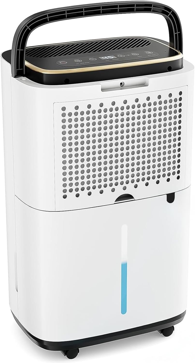 Sweetcrispy 4,500 Sq.Ft Energy Star Dehumidifier for Basement with Drain
