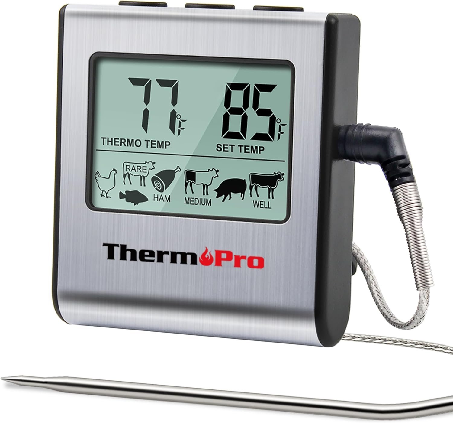 ThermoPro TP16 Large LCD Digital Cooking Food Meat Thermometer for