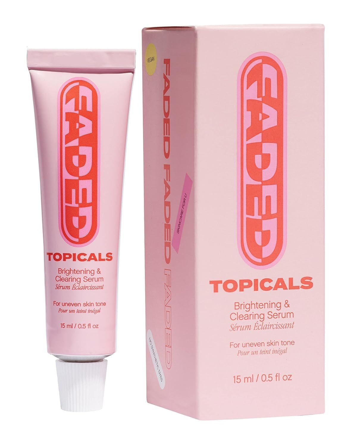 Topicals Faded Brightening and Clearing Serum | Reduces Discoloration, Scars,
