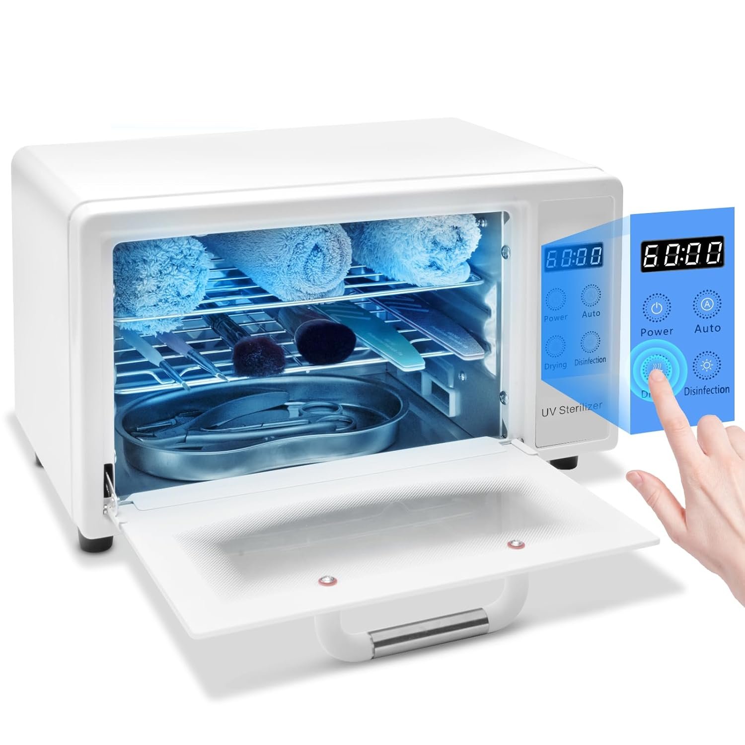 CGBE Nail Tool Sterilizer: 10L Large Sterilizer for Nail Tools