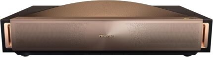 Hisense L9Q Ultra Short Throw Triple Laser Projector, 4K UHD, 5,000 ANSI Lumens, 5000:1 Contrast, 80” - 200”, Dolby Vision & Atmos, IMAX Enhanced, Google TV, Pantone Validated, Sound by Devialet