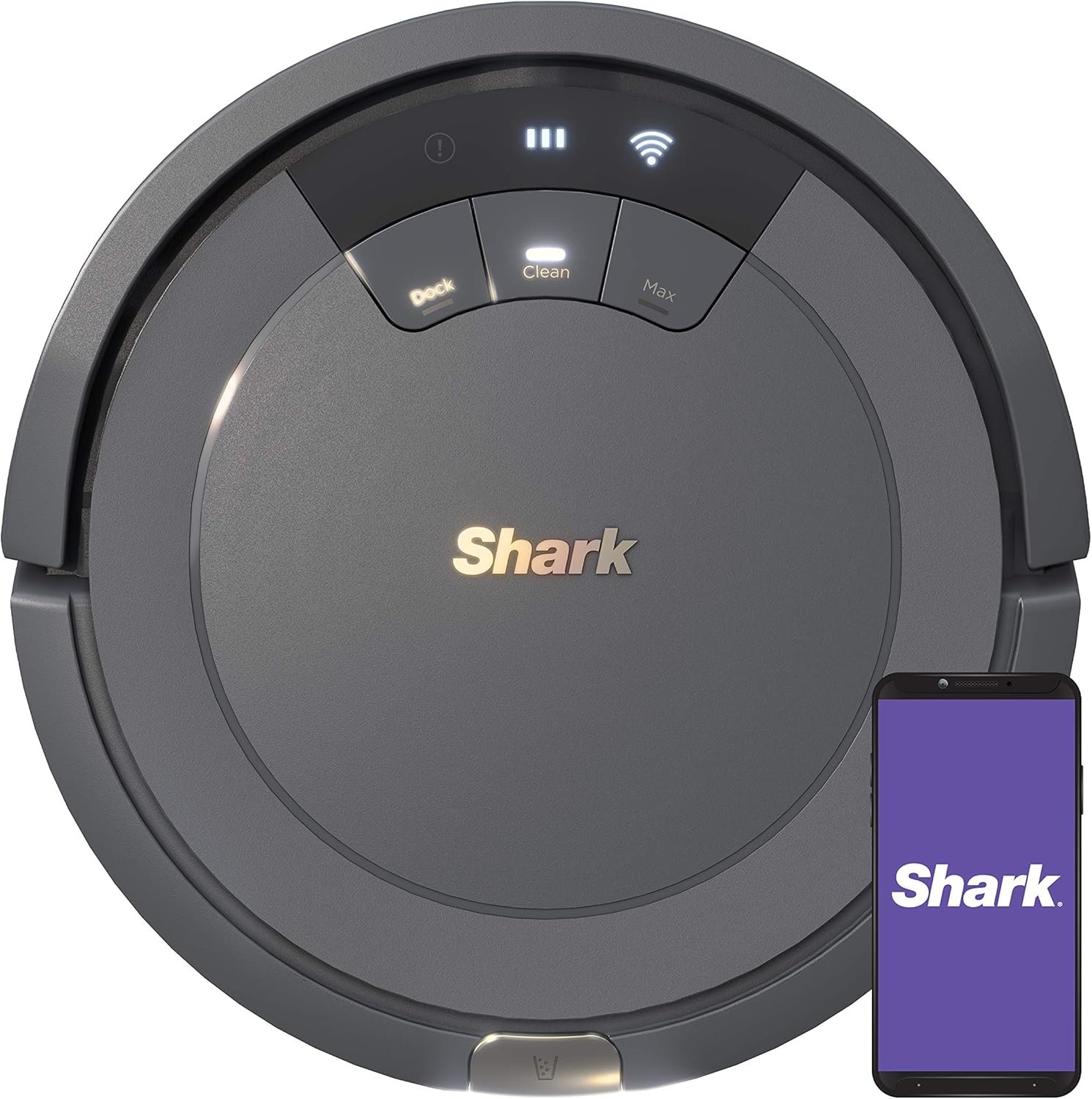 Shark AV753 ION Robotic Vacuum, Wi-Fi Connected, 120min Runtime, Compatible