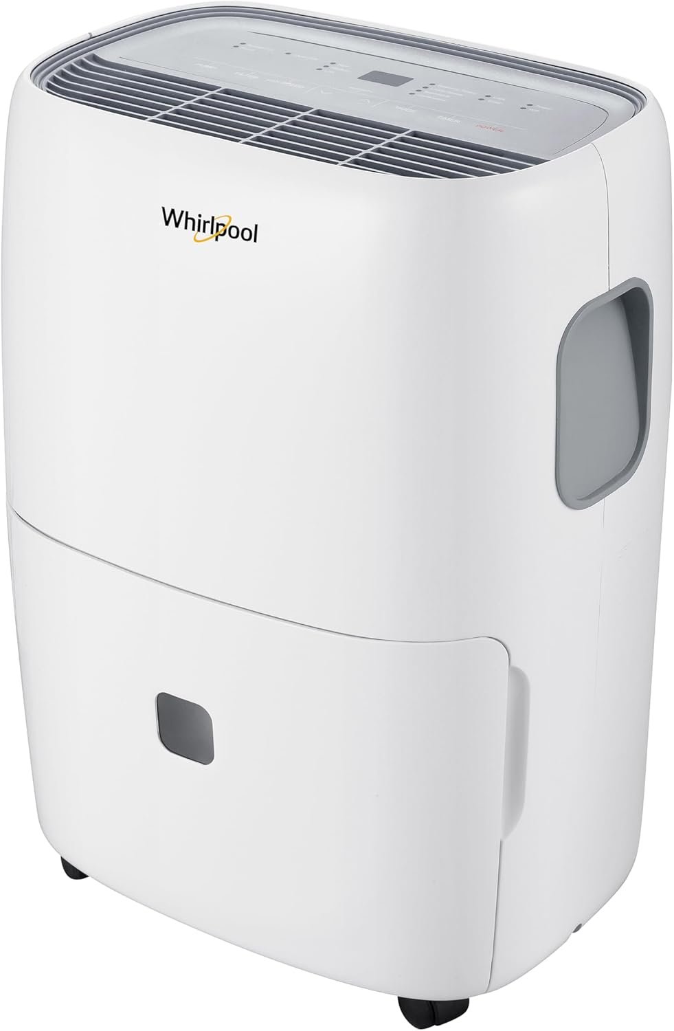 Whirlpool Energy Star 50-Pint Portable Dehumidifier with Built-in Pump, Auto-Shutoff