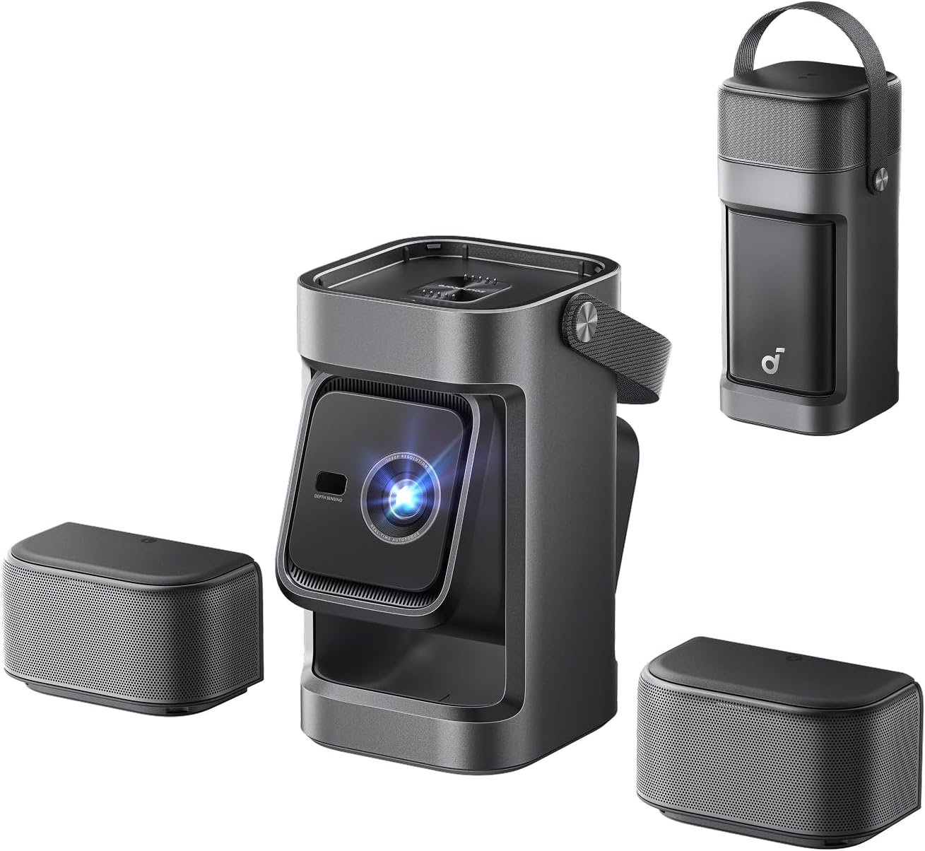 soundcore Nebula P1 Portable GTV Projector with Detachable Speakers, 650