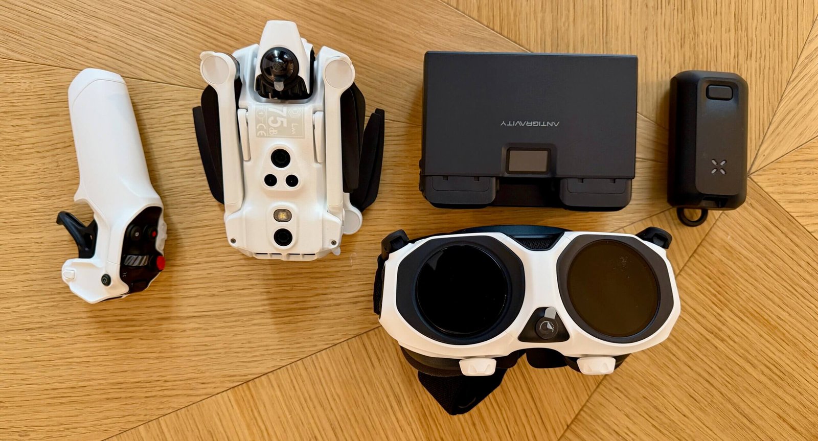 Antigravity 360 A1 drone on a table