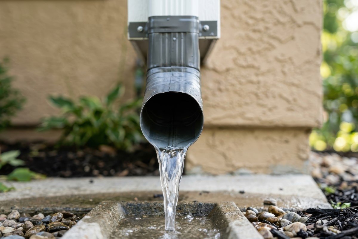 This Is the Right Length for Your Gutter Downspouts